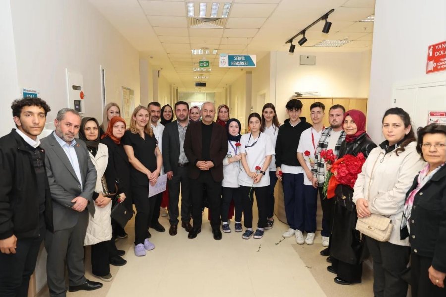 Büyükgöz’den Hastalar Moral Ziyareti 