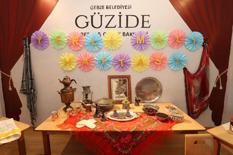 Güzide 7/24 Kreşinde Yerli Malı Haftası Etkinliği