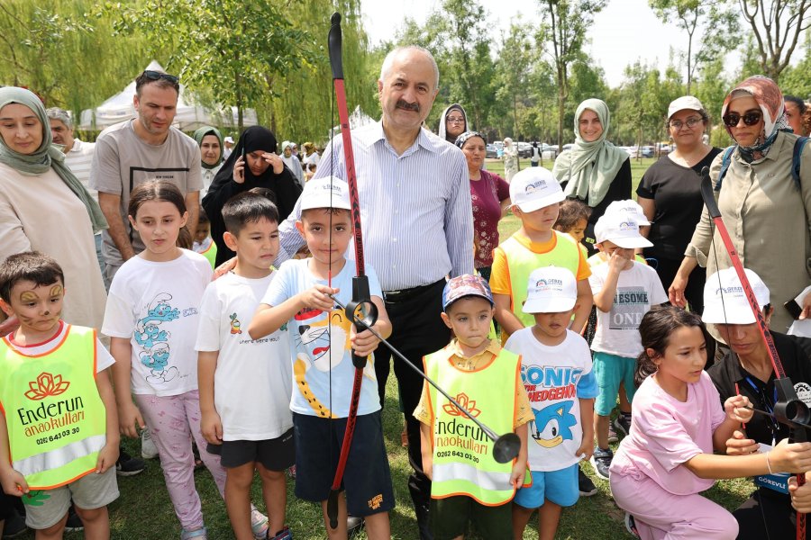 Başkan Büyükgöz, Gebzeli  minikleri piknikte ağırladı 