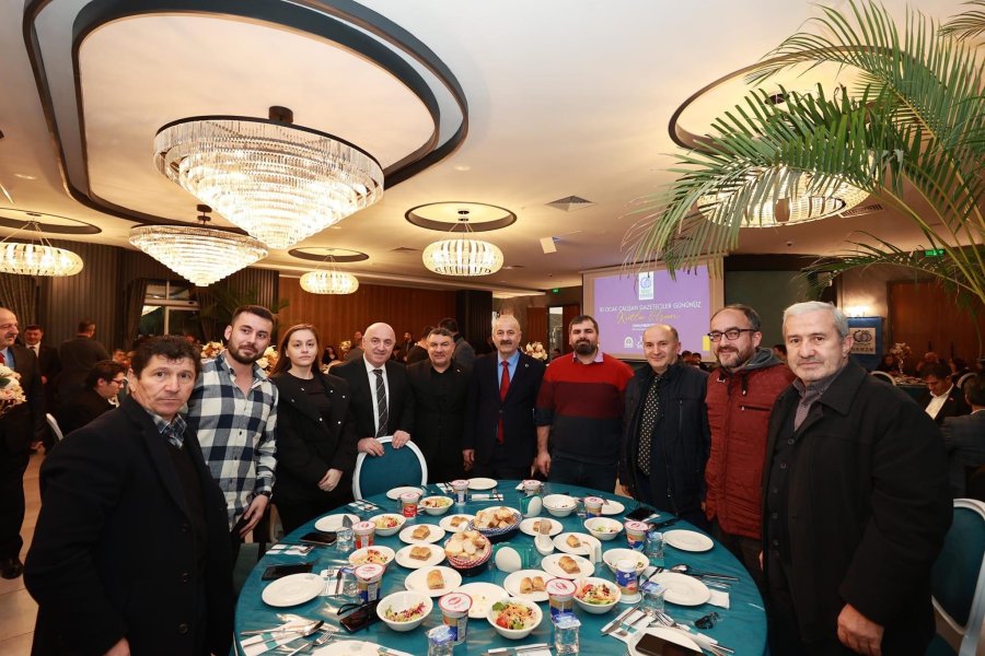 GBB BAŞKANLARI BASINI;  10 OCAK ÇALIŞAN GAZETECİLER GÜNÜNDE AĞIRLADI 