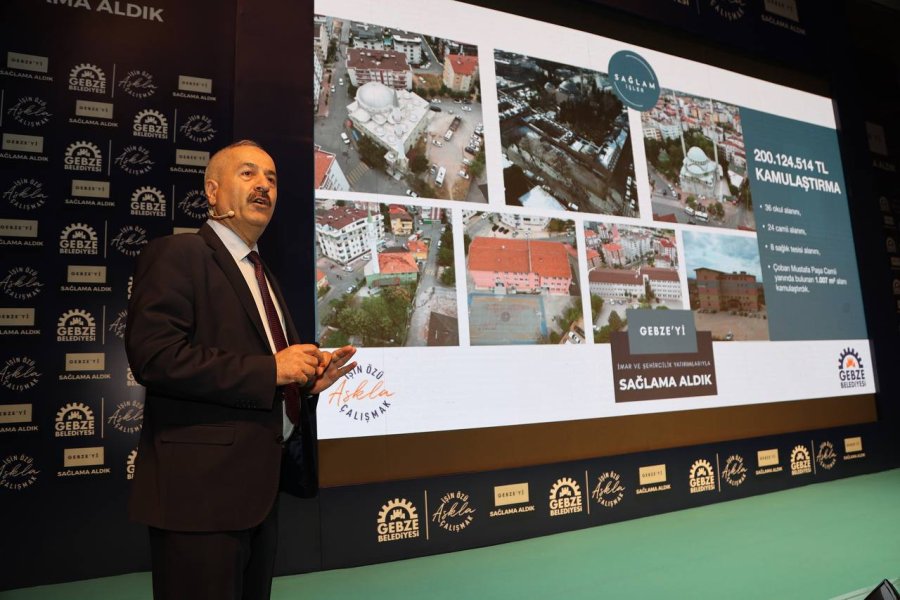 Gebze Belediyesi Hizmet ve Yatırım Dönem Toplantısında Konuşan Başkan BÜYÜKGÖZ: