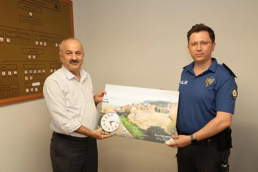 BAŞKAN BÜYÜKGÖZDEN ŞEHİT FARUK ASLAN POLİS MERKEZİNE ZİYARET 