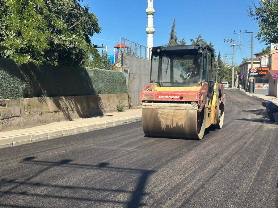 Pelitli Atatürk Caddesi’nde Asfalt Çalışması Tamamlandı