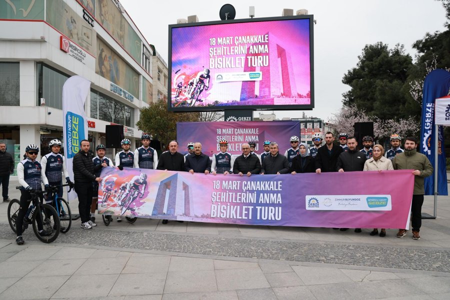 GEBZE BELEDİYESİ’NİN DÜZENLEDİĞİ 450 KMLİK VEFA YOLCULUĞU