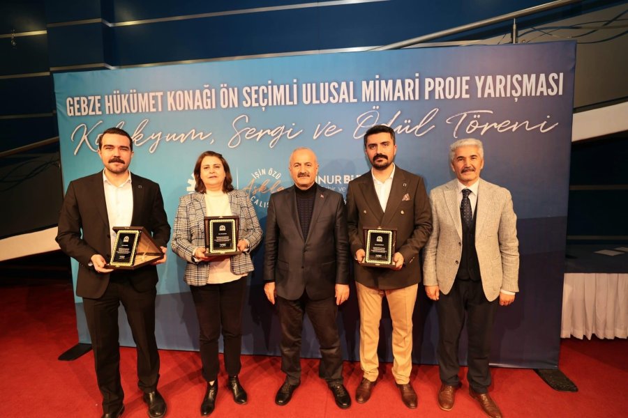 Gebze Hükümet Konağı Proje Yarışmasında Ödüller Sahiplerine Takdim Edildi