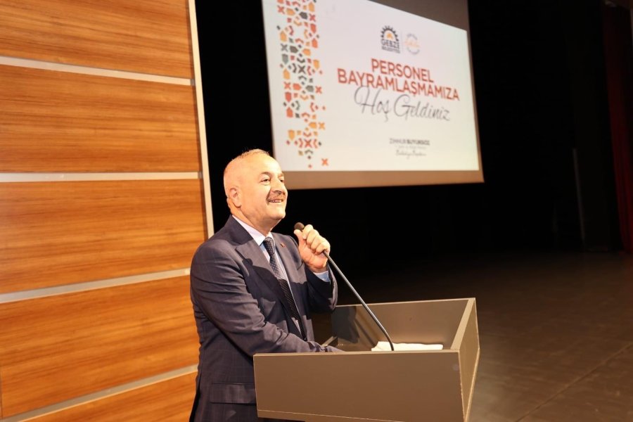 Başkan Büyükgöz, Mesai Arkadaşlarıyla Bayramlaştı