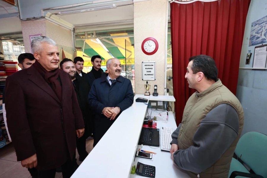 Başkan Adayı Büyükgöz Bağdat Esnaflarını Dinledi 