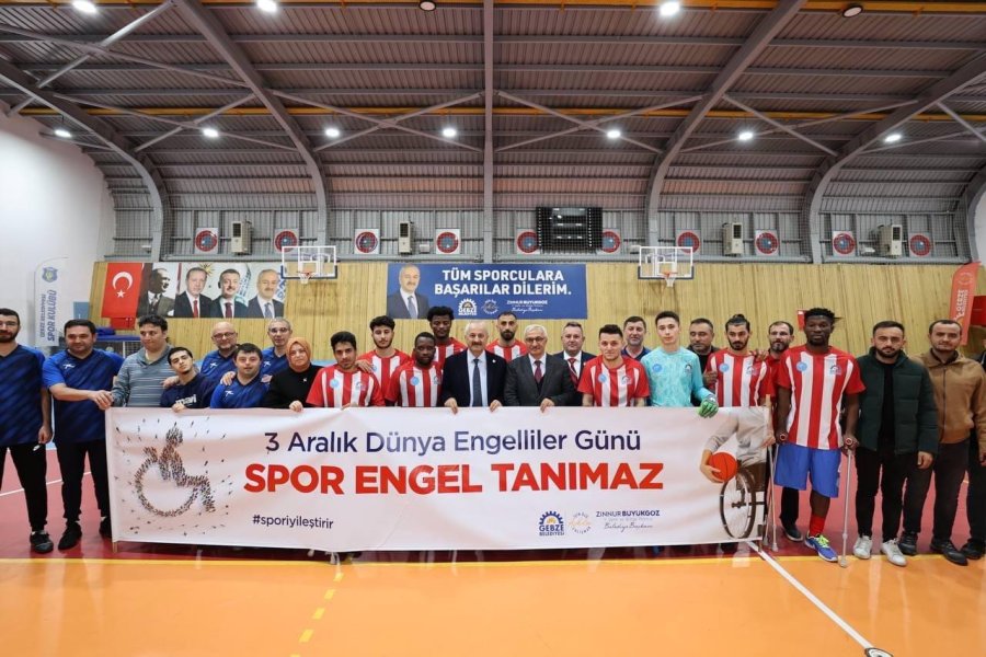 Gebze’nin gururu Ampute FK  Dostluk Maçının da Galibi