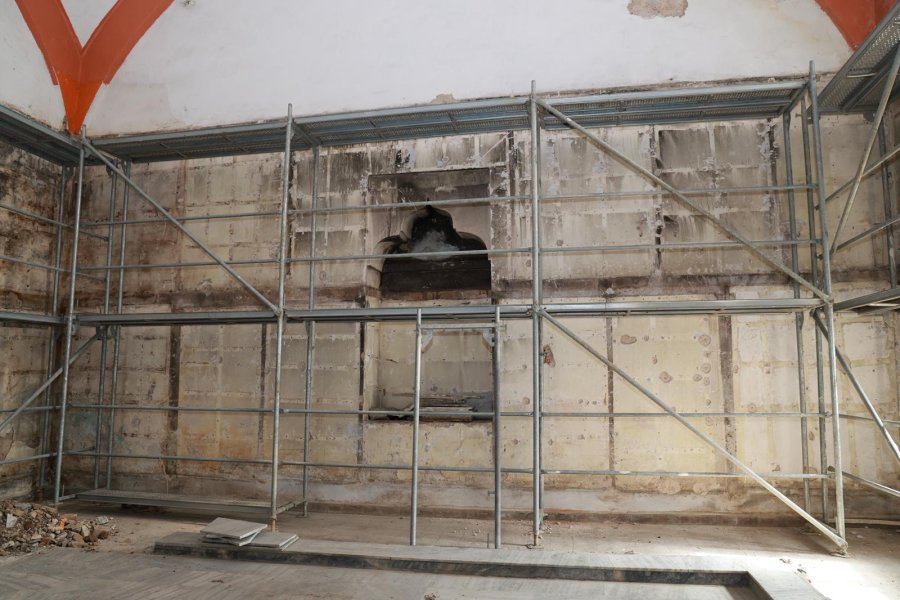 Gebze Belediyesi Tarihi Çarşı Hamamında Restorasyon Çalışmalarını Başlattı