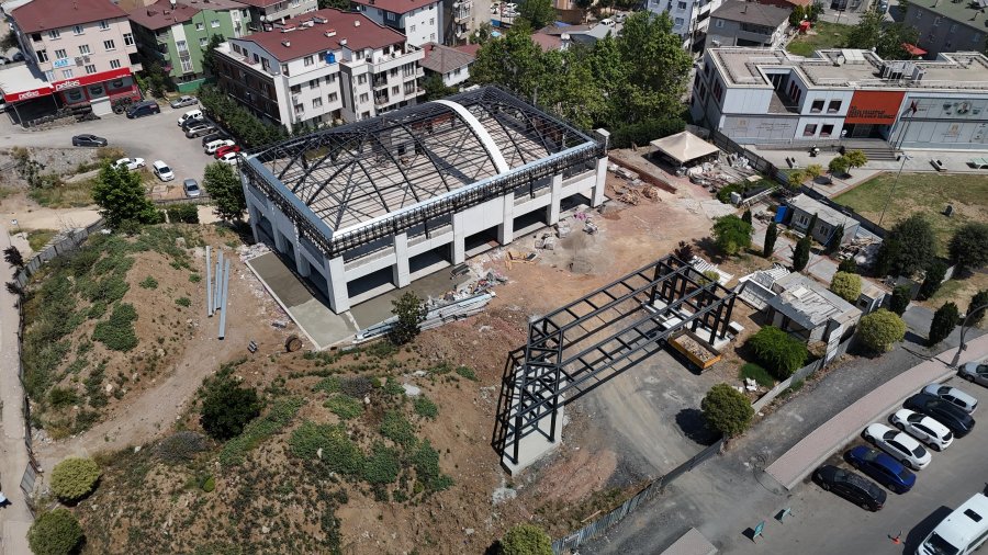 Beylikbağı Güzide Sosyal Tesisin İnşaatı Tüm Hızıyla Sürüyor