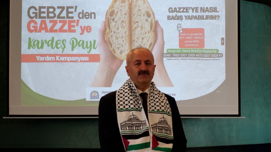 Gebze Belediyesi ‘Gebze’den Gazze’ye Kardeş Payı’ Kampanyasını Başlattı