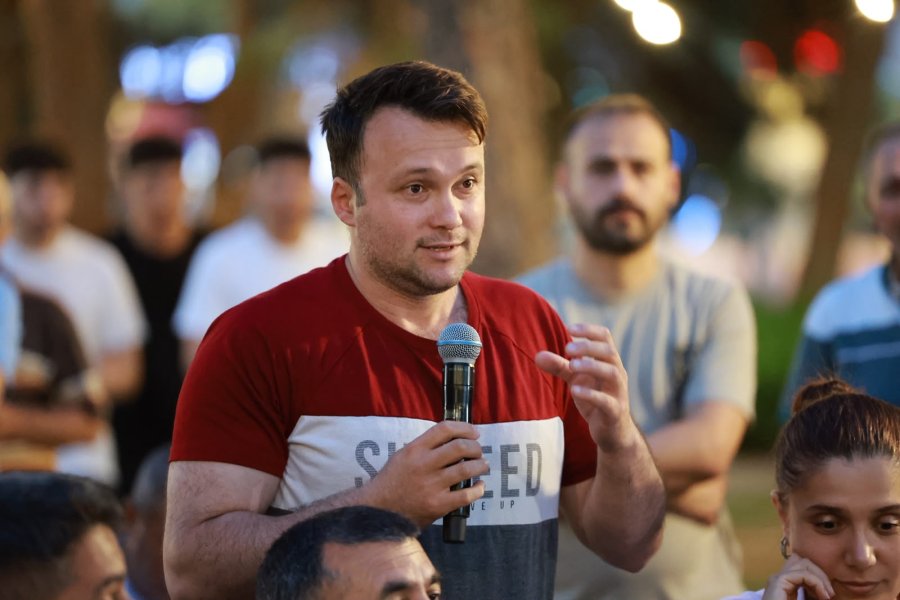 Vatandaş Soruyor, Başkan Cevaplıyor Bu Kez Çamlık Parkı'ndaydı