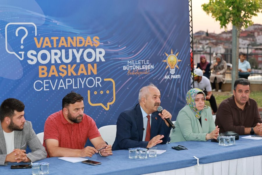 Vatandaş Soruyor, Başkan Cevaplıyor Karabağ Parkı’nda Yoğun Katılımla Gerçekleşti