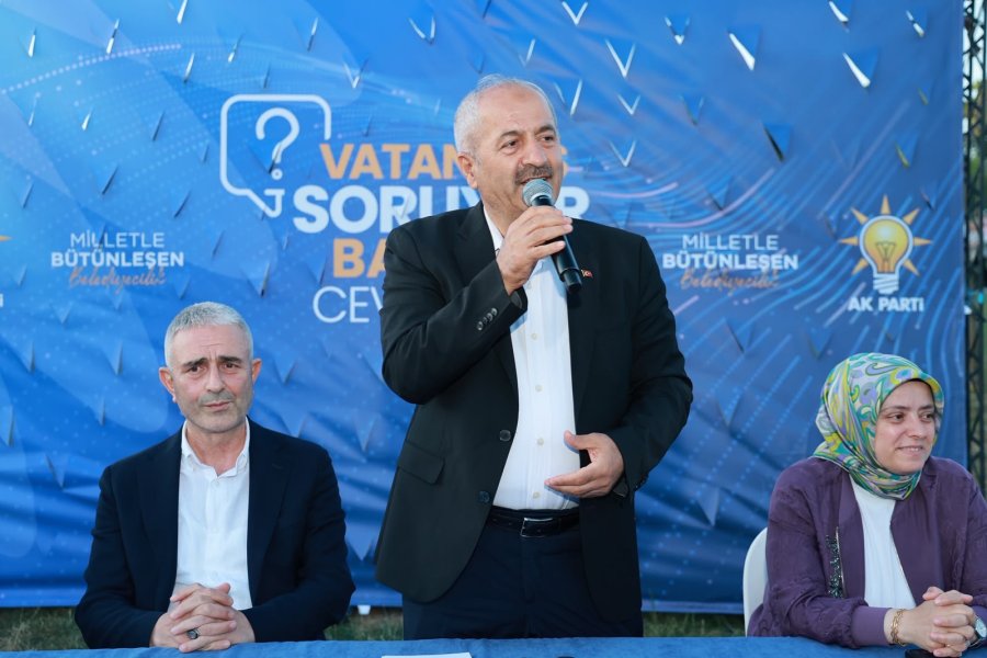 “Vatandaş Soruyor, Başkan Cevaplıyor” Programı Gebze Millet Bahçesi’nde Gerçekleştirildi