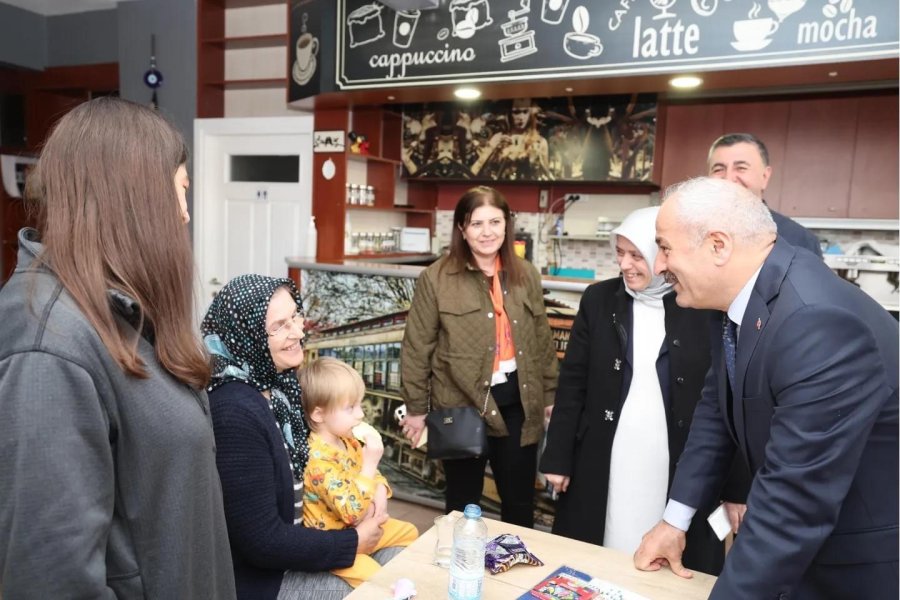 Cumhur İttifakı Adayı Büyükgöz, İnönü’yü Turladı 