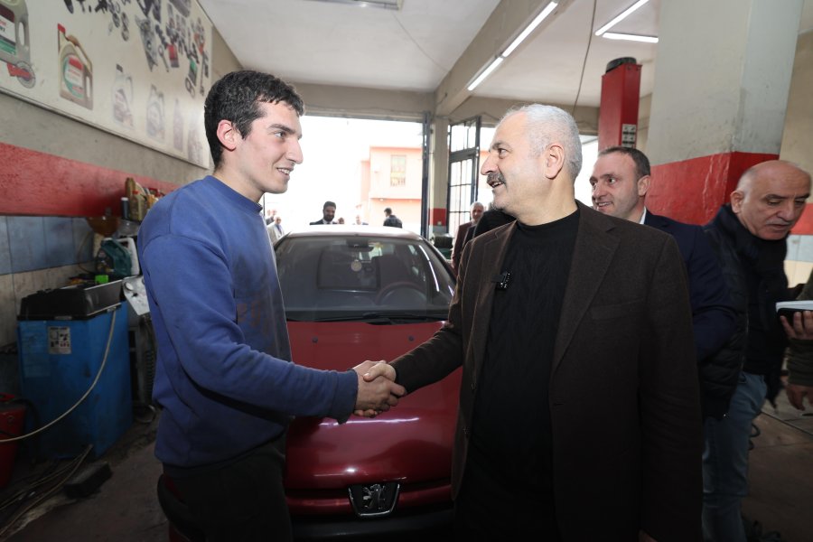 Başkan Adayı Büyükgöz’den Tatlıkuyu Esnafına Hayırlı İşler 