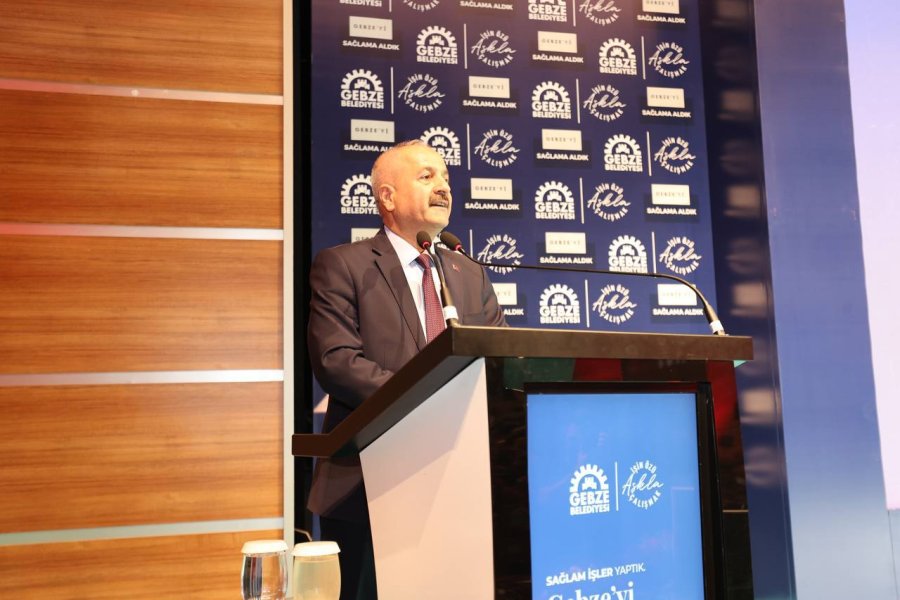 Gebze Belediyesi Hizmet ve Yatırım Dönem Toplantısında Konuşan Başkan BÜYÜKGÖZ: