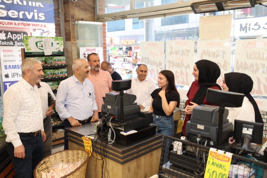 Başkan Büyükgöz Esnafla Buluştu