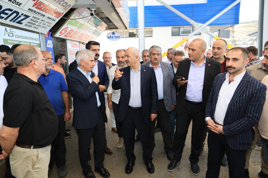 Başkan Büyükgöz’den terminal esnafına ziyaret