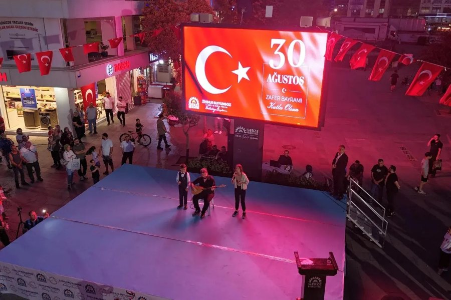 Gebze’de ‘Zafer’ Coşkusu