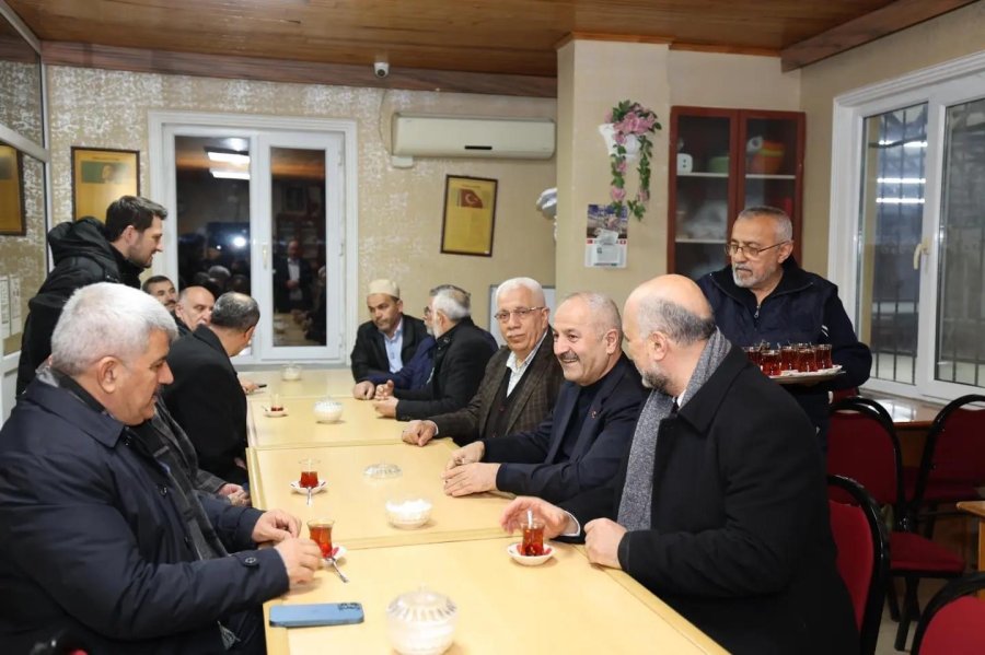 Başkan Adayı Büyükgöz ve Vekil Hülagü Arapçeşme Sakinlerine Misafir Oldu