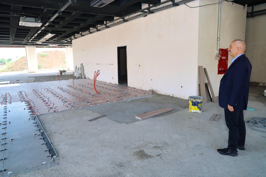 Beylikbağı Güzide Sosyal Tesisin İnşaatı Tüm Hızıyla Sürüyor