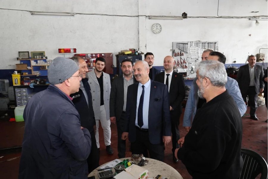 Cumhur İttifakı Başkan Adayı Büyükgöz Kocabeton Sanayi’de 