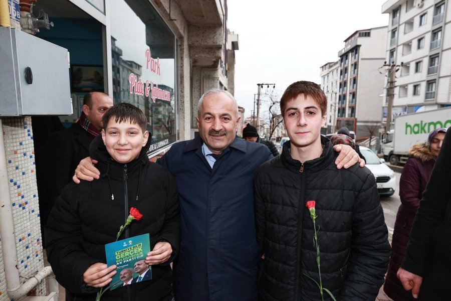 Cumhur İttifakı Başkan Adayı  Büyükgöz Gebzeyi Adım Adım Dolaşıyor