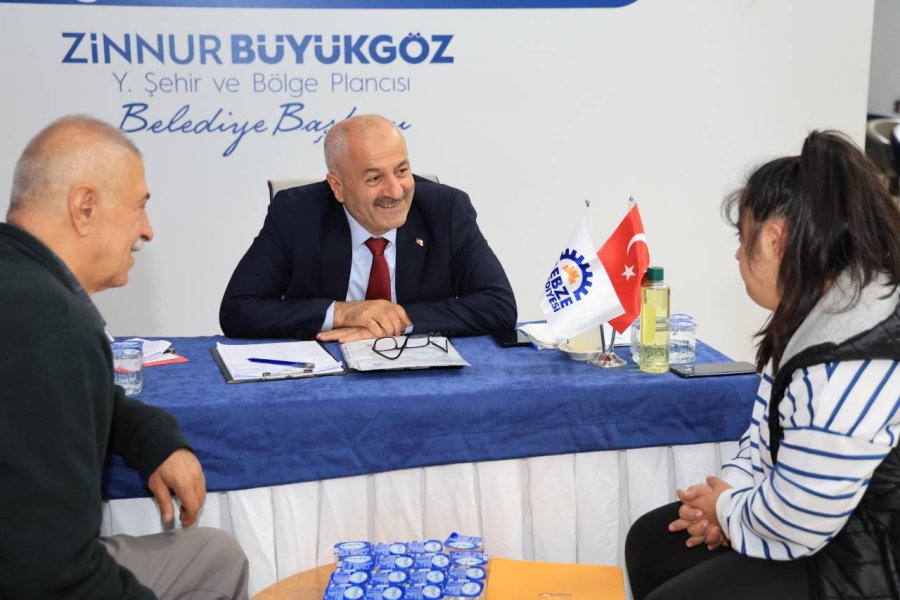 Başkan Büyükgöz hemşerilerini Halk Buluşmalarında Ağırlıyor