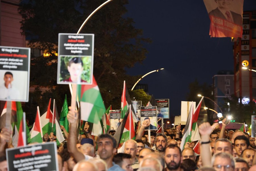 GEBZEDEN GAZZEYE DESTEK YÜRÜYÜŞÜ