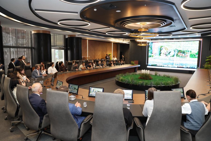 Başkan Büyükgöz Erasmus Öğrencileriyle Buluştu