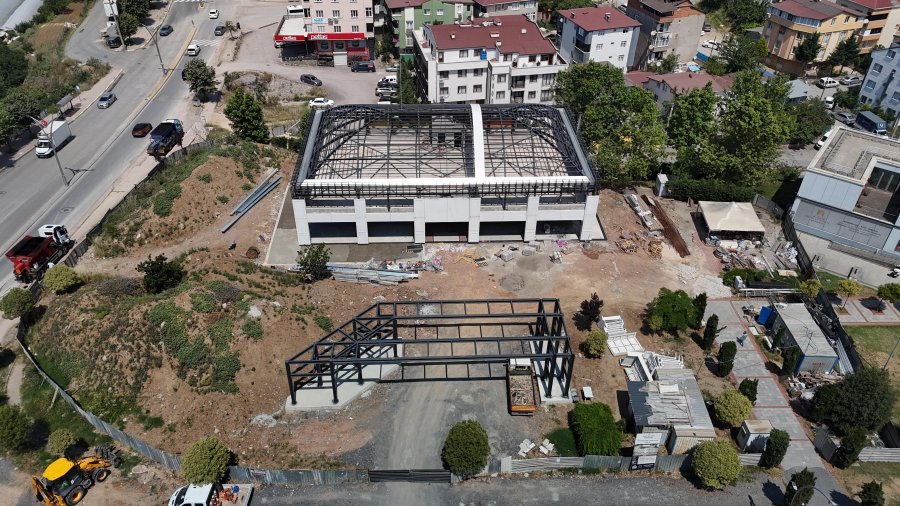 Beylikbağı Güzide Sosyal Tesisin İnşaatı Tüm Hızıyla Sürüyor