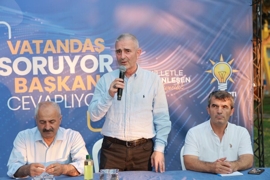 Vatandaş Soruyor, Başkan Cevaplıyor Bu Kez Çamlık Parkı'ndaydı