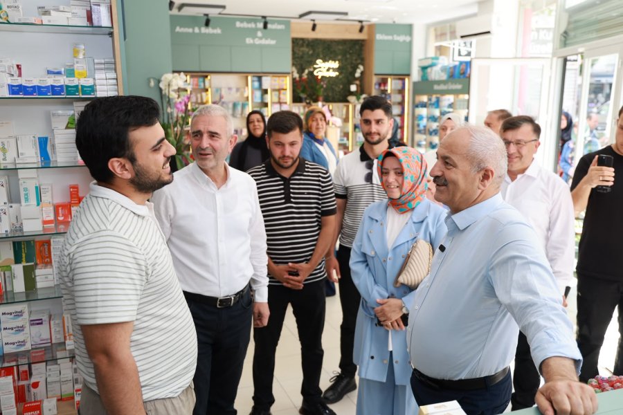 Başkan Büyükgöz Arapçeşme Esnafıyla Bir Araya Geldi
