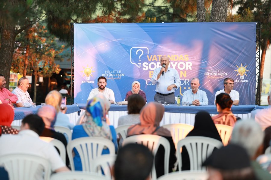 Vatandaş Soruyor, Başkan Cevaplıyor Bu Kez Çamlık Parkı'ndaydı