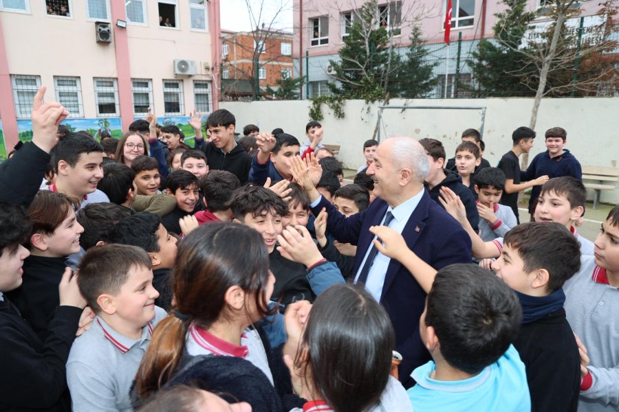 BAŞKAN BÜYÜKGÖZDEN OKULLARA ZİYARET