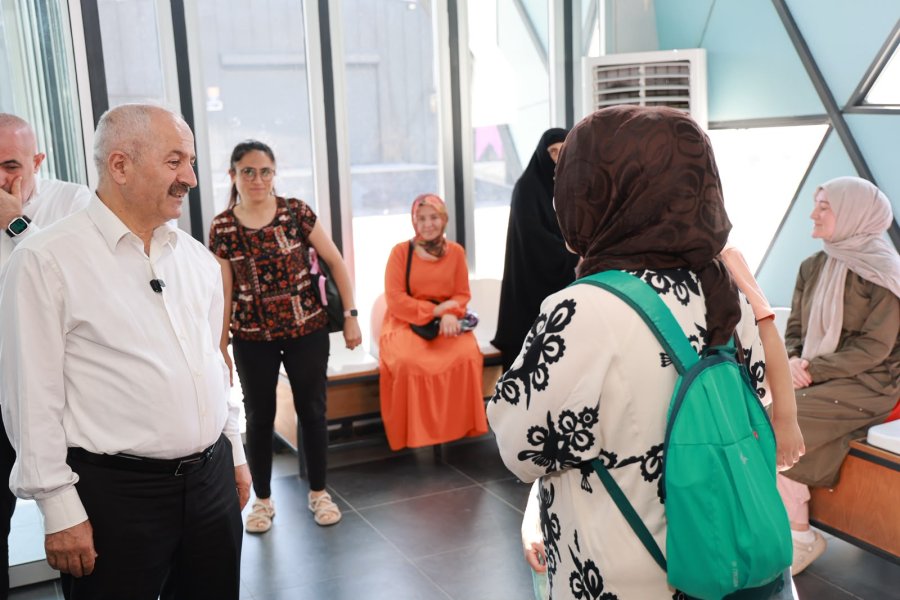 Başkan Büyükgöz Yaz Okulu Öğrencileriyle Buluştu