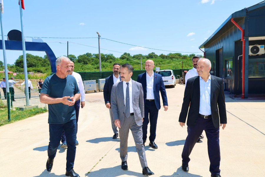 Başkan Büyükgöz Vali Aktaş’a projelerini yerinde tanıttı