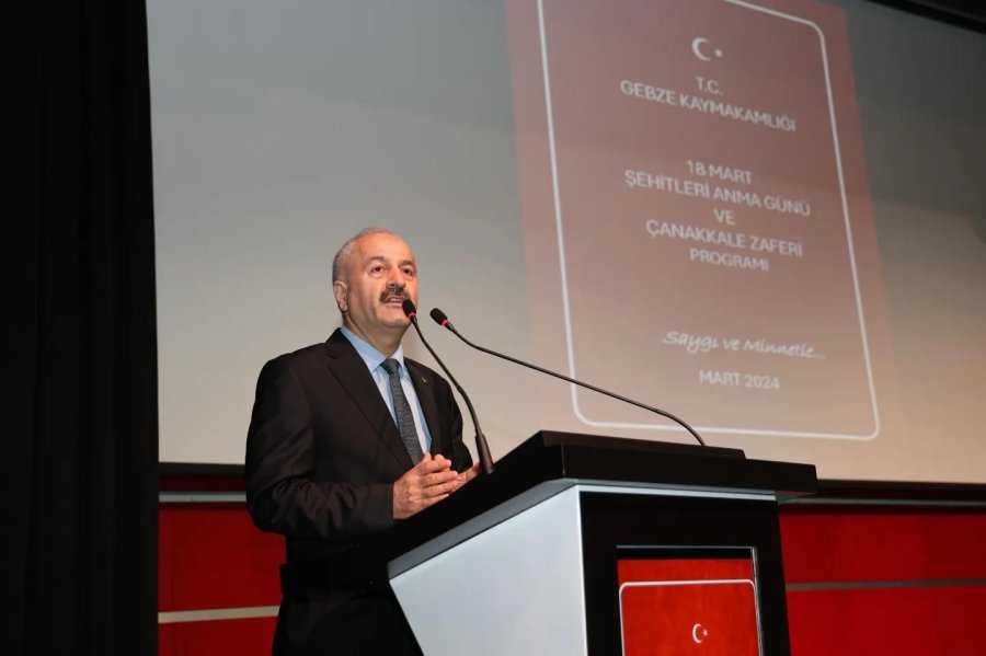 Gebze’de Çanakkale Zaferi Anma Programı