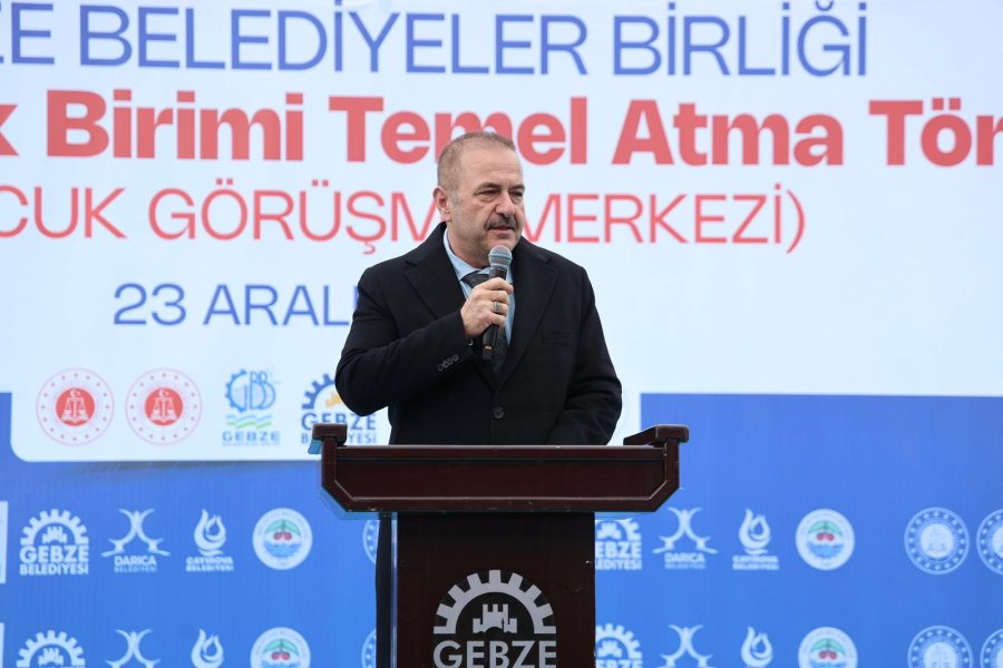 Çocuk Görüşme Merkezi’nin Temeli Gebze’de Atıldı