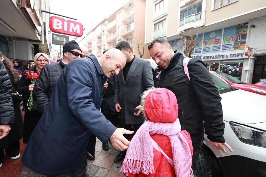 Cumhur İttifakı Başkan Adayı  Büyükgöz Gebzeyi Adım Adım Dolaşıyor