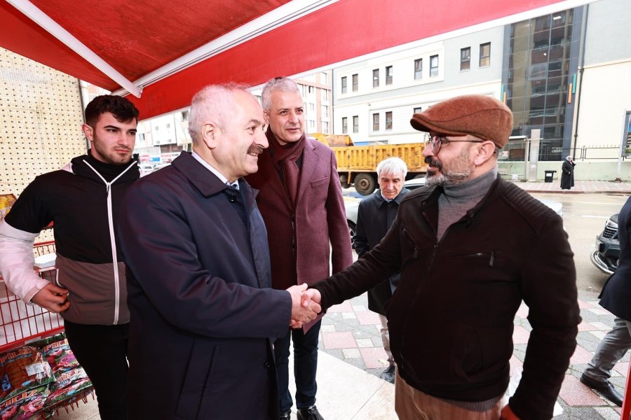 Başkan Adayı Büyükgöz Bağdat Esnaflarını Dinledi 