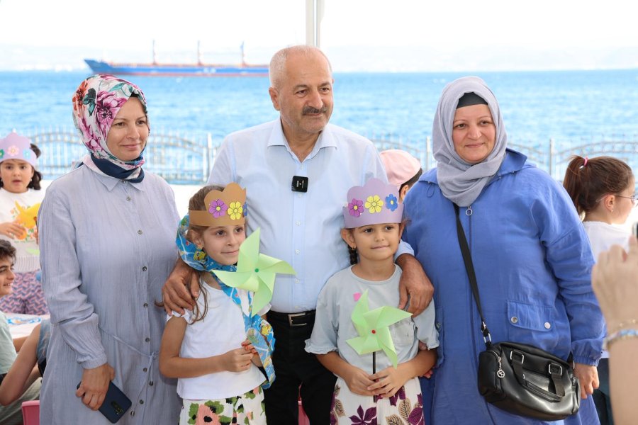 Başkan Büyükgöz, Miniklerin Atölye Keyfine Ortak Oldu