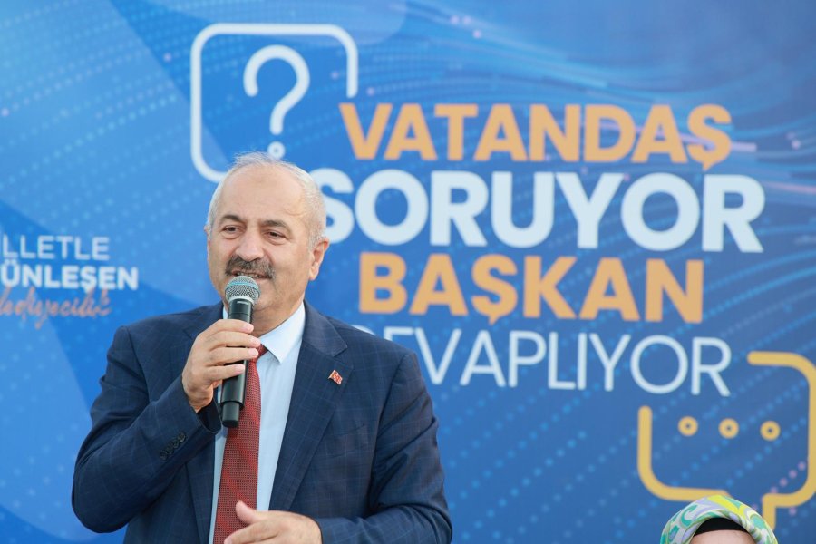 Vatandaş Soruyor, Başkan Cevaplıyor Karabağ Parkı’nda Yoğun Katılımla Gerçekleşti