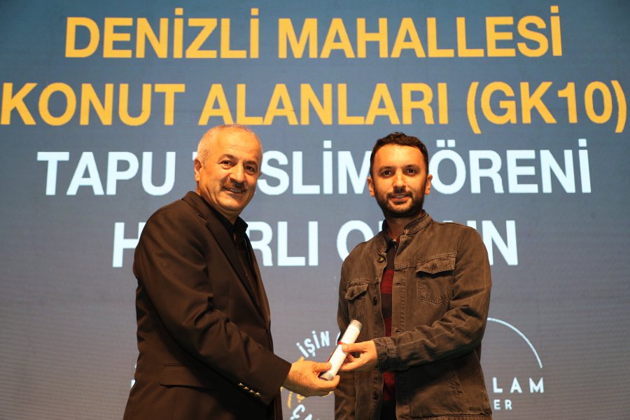 “Şehirci” Başkan Tapu Sorununu Bitiriyor