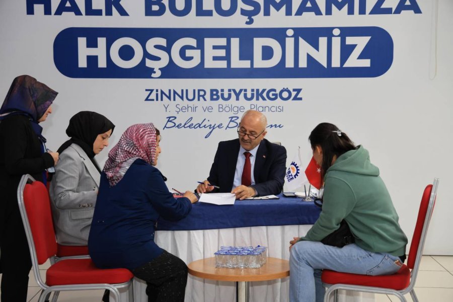Başkan Büyükgöz hemşerilerini Halk Buluşmalarında Ağırlıyor