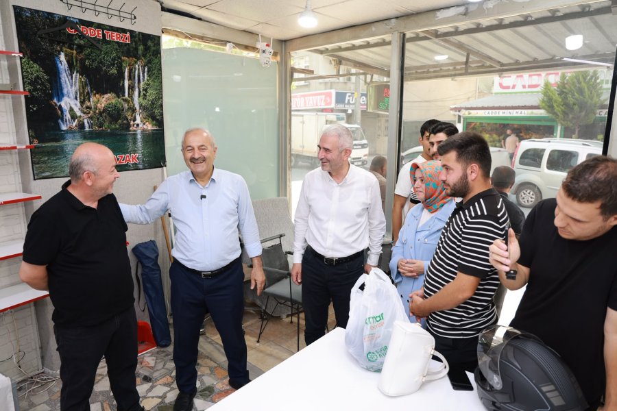 Başkan Büyükgöz Arapçeşme Esnafıyla Bir Araya Geldi