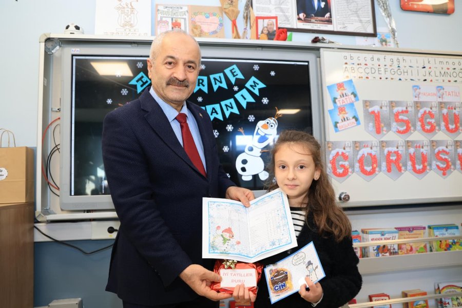 Başkan Büyükgöz karne törenine katıldı