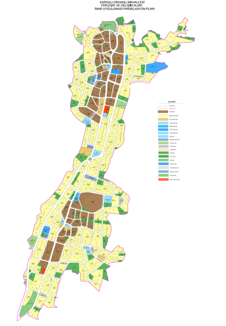Kargalı ve Orhanlı’da 126 Hektar Alanda İmar Uygulaması Tamamlandı