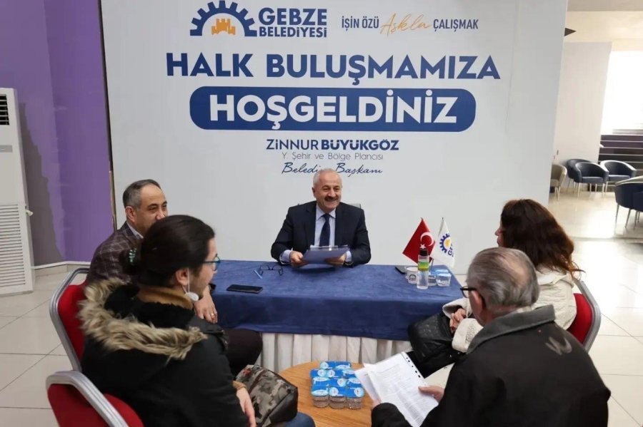 Başkan Büyükgöz Gebzeli hemşerilerini  2023’ün İlk Halk Buluşmasında Ağırladı